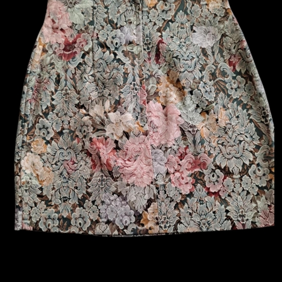 ALEX B Embellished Pink and Silver Mini A-line Skirt for Night Out Size 11 - Picture 5 of 6